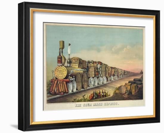 The Sour Mash Express-null-Framed Giclee Print