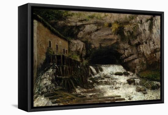The Source of the Loue, 1864-Gustave Courbet-Framed Premier Image Canvas