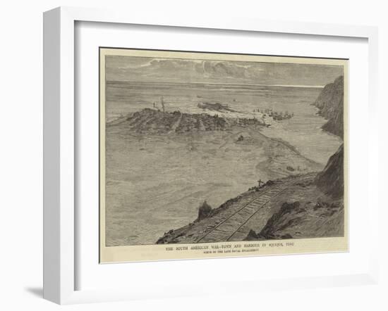 The South American War, Town and Harbour of Iquique, Peru-William Lionel Wyllie-Framed Giclee Print