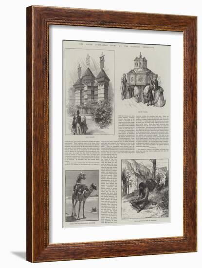 The South Australian Court at the Colonial Exhibition-null-Framed Giclee Print