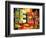 The South Beach Strip-Diane Millsap-Framed Premium Giclee Print