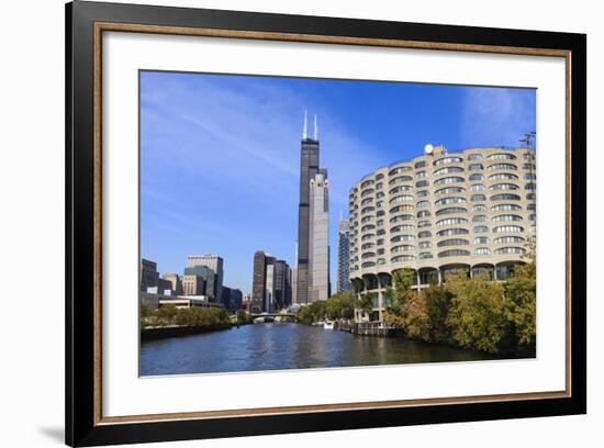 The South Branch of the Chicago River-Amanda Hall-Framed Photographic Print