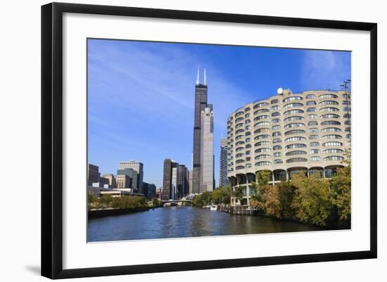 The South Branch of the Chicago River-Amanda Hall-Framed Photographic Print