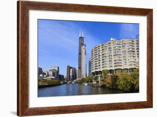 The South Branch of the Chicago River-Amanda Hall-Framed Photographic Print