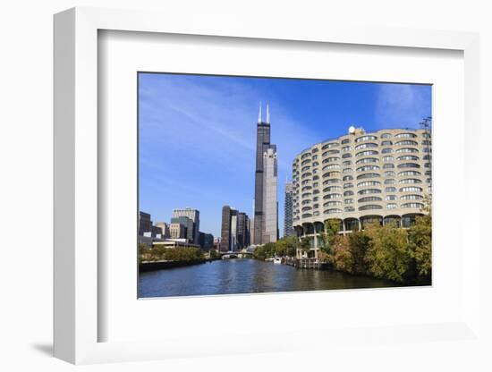 The South Branch of the Chicago River-Amanda Hall-Framed Photographic Print