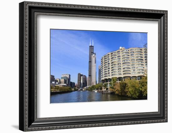 The South Branch of the Chicago River-Amanda Hall-Framed Photographic Print