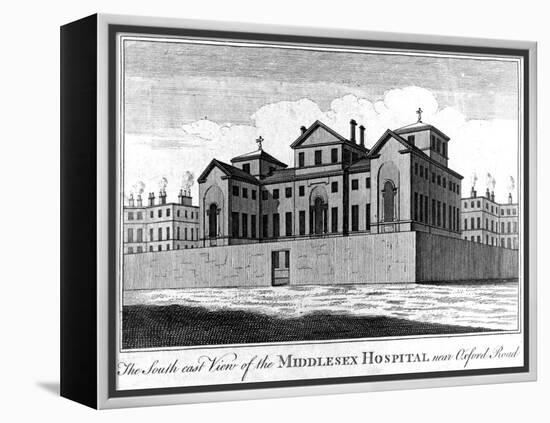 The South East View of the Middlesex Hospital, 1745-Haynes King-Framed Premier Image Canvas