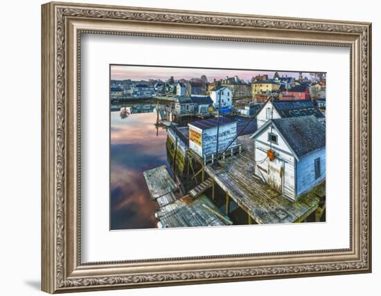 The South End at Dawn, Portsmouth, New Hampshire-Jerry & Marcy Monkman-Framed Photographic Print