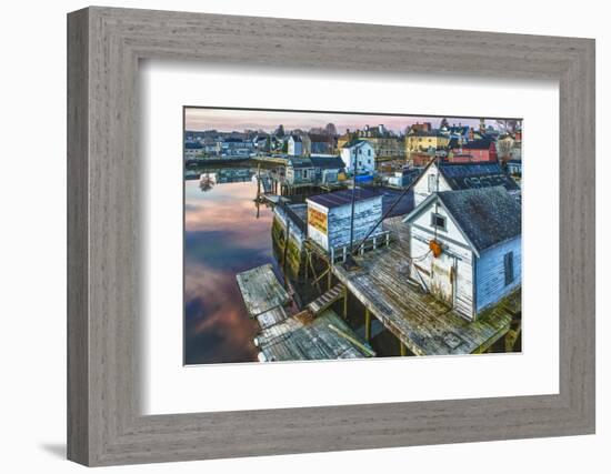 The South End at Dawn, Portsmouth, New Hampshire-Jerry & Marcy Monkman-Framed Photographic Print