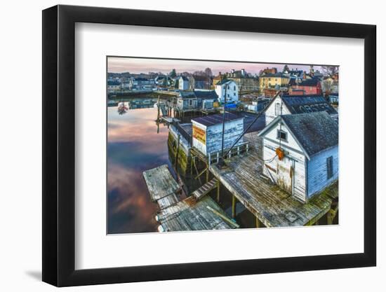 The South End at Dawn, Portsmouth, New Hampshire-Jerry & Marcy Monkman-Framed Photographic Print