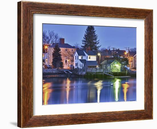 The South End of Portsmouth, New Hampshire-Jerry & Marcy Monkman-Framed Photographic Print