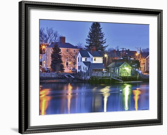 The South End of Portsmouth, New Hampshire-Jerry & Marcy Monkman-Framed Photographic Print