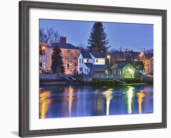 The South End of Portsmouth, New Hampshire-Jerry & Marcy Monkman-Framed Photographic Print