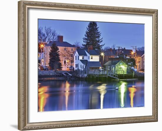 The South End of Portsmouth, New Hampshire-Jerry & Marcy Monkman-Framed Photographic Print