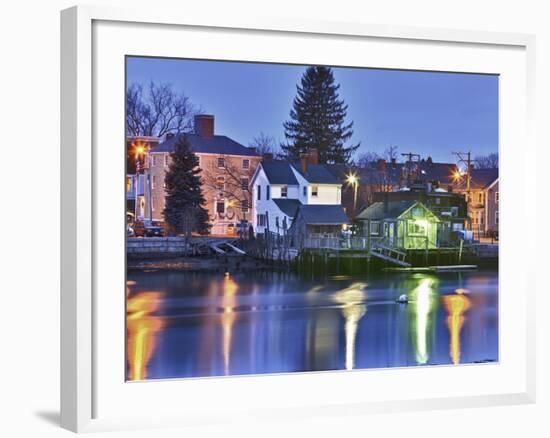 The South End of Portsmouth, New Hampshire-Jerry & Marcy Monkman-Framed Photographic Print