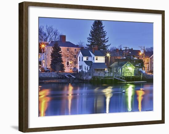 The South End of Portsmouth, New Hampshire-Jerry & Marcy Monkman-Framed Photographic Print