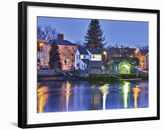 The South End of Portsmouth, New Hampshire-Jerry & Marcy Monkman-Framed Photographic Print