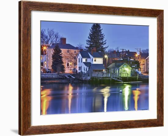 The South End of Portsmouth, New Hampshire-Jerry & Marcy Monkman-Framed Photographic Print