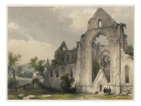 The South Front Of Tintern Abbey Monmouthshire Giclee Print
