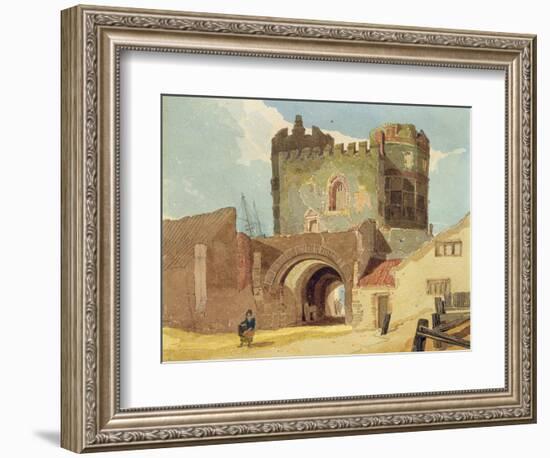 The South Gate, Great Yarmouth, Norfolk-John Sell Cotman-Framed Giclee Print