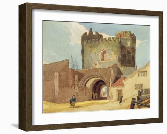 The South Gate, Great Yarmouth, Norfolk-John Sell Cotman-Framed Giclee Print