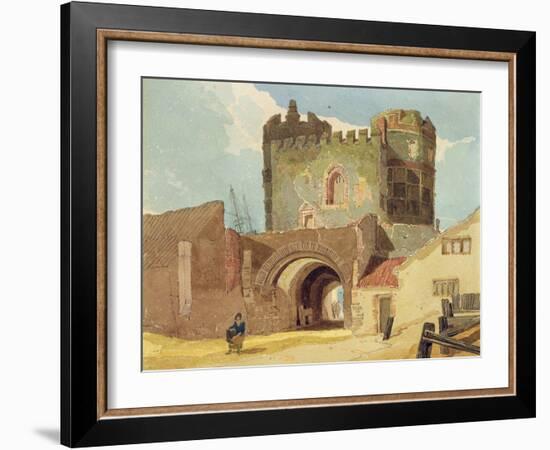 The South Gate, Great Yarmouth, Norfolk-John Sell Cotman-Framed Giclee Print