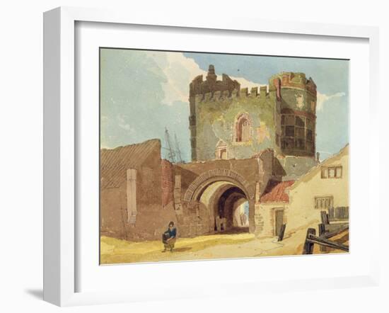 The South Gate, Great Yarmouth, Norfolk-John Sell Cotman-Framed Giclee Print