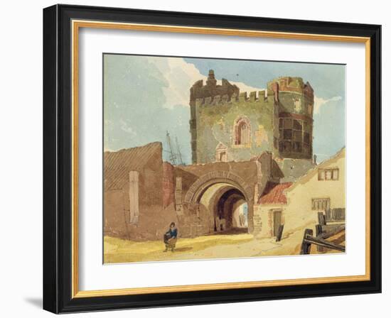 The South Gate, Great Yarmouth, Norfolk-John Sell Cotman-Framed Giclee Print