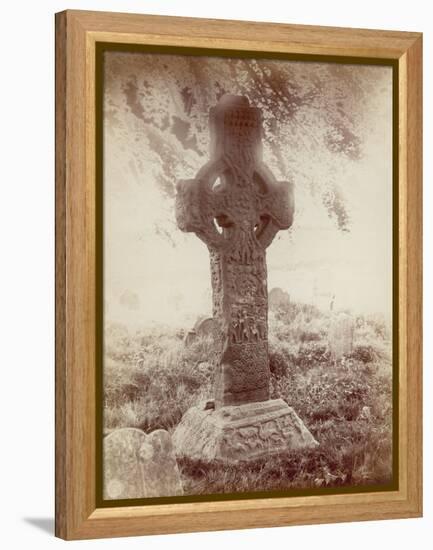 The South High Cross, Kells, Co. Meath, Ireland (Sepia Photo)-Robert French-Framed Premier Image Canvas