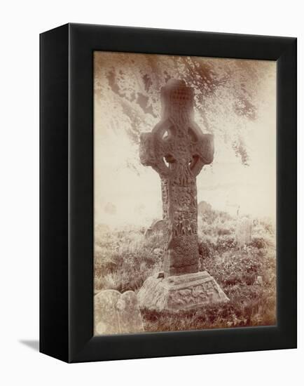 The South High Cross, Kells, Co. Meath, Ireland (Sepia Photo)-Robert French-Framed Premier Image Canvas