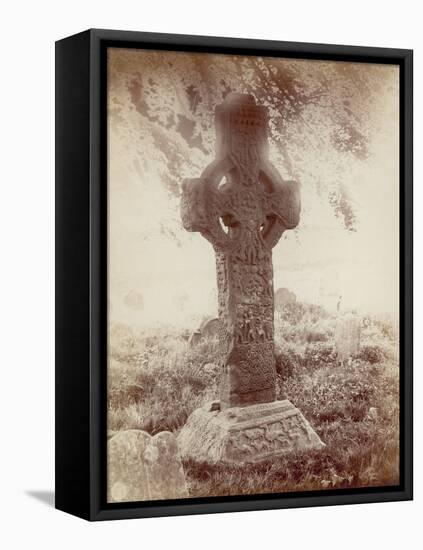 The South High Cross, Kells, Co. Meath, Ireland (Sepia Photo)-Robert French-Framed Premier Image Canvas