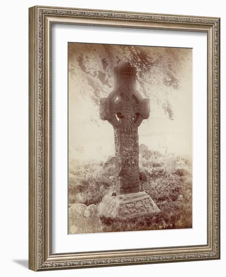 The South High Cross, Kells, Co. Meath, Ireland (Sepia Photo)-Robert French-Framed Giclee Print