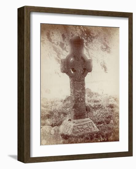 The South High Cross, Kells, Co. Meath, Ireland (Sepia Photo)-Robert French-Framed Giclee Print