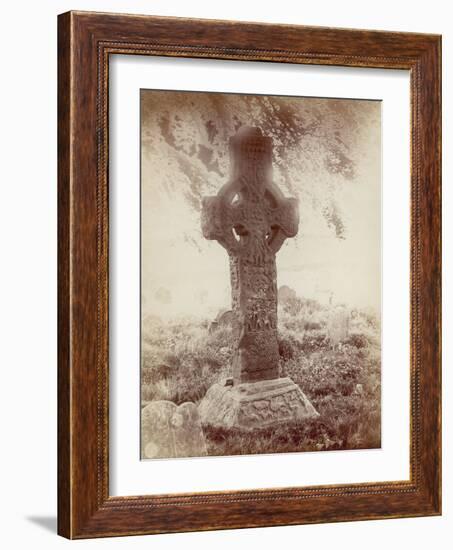 The South High Cross, Kells, Co. Meath, Ireland (Sepia Photo)-Robert French-Framed Giclee Print