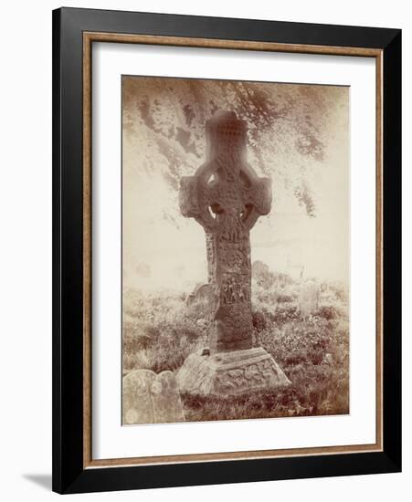 The South High Cross, Kells, Co. Meath, Ireland (Sepia Photo)-Robert French-Framed Giclee Print