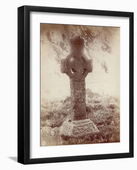 The South High Cross, Kells, Co. Meath, Ireland (Sepia Photo)-Robert French-Framed Giclee Print