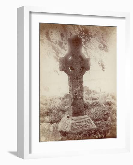 The South High Cross, Kells, Co. Meath, Ireland (Sepia Photo)-Robert French-Framed Giclee Print