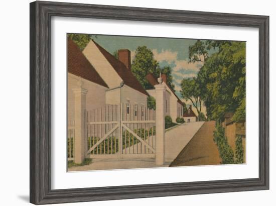 'The South Lane', 1946-Unknown-Framed Giclee Print