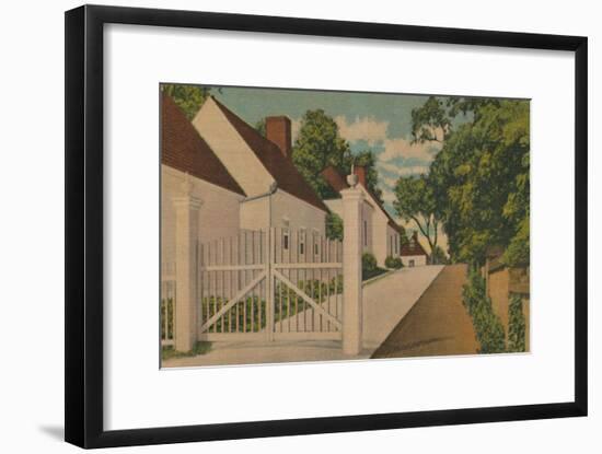 'The South Lane', 1946-Unknown-Framed Giclee Print