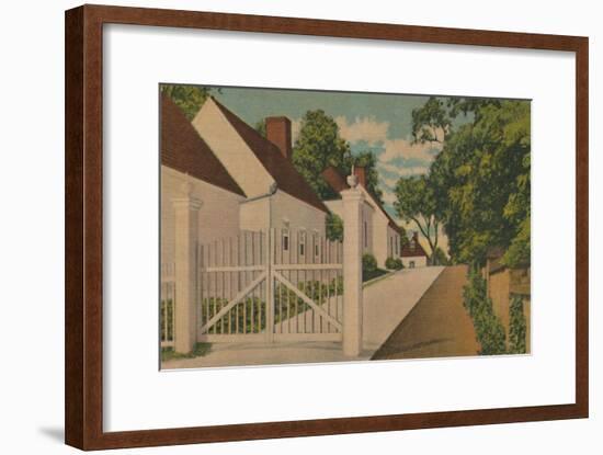 'The South Lane', 1946-Unknown-Framed Giclee Print