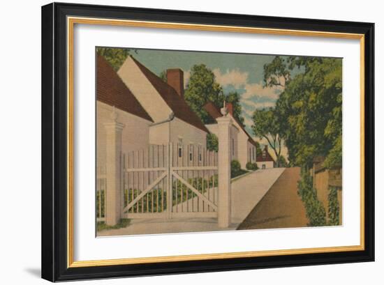 'The South Lane', 1946-Unknown-Framed Giclee Print