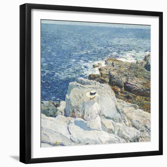 The South Ledges, Appledore, 1913-Childe Hassam-Framed Art Print