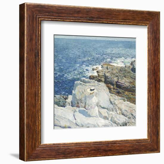 The South Ledges, Appledore, 1913-Childe Hassam-Framed Art Print