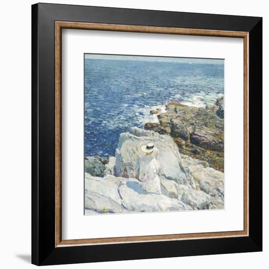 The South Ledges, Appledore, 1913-Childe Hassam-Framed Art Print