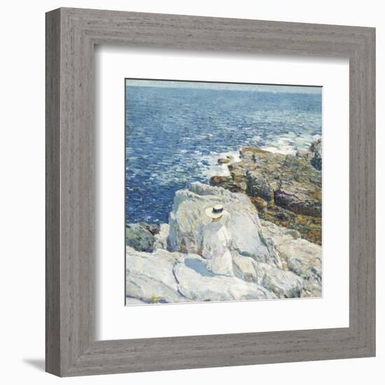 The South Ledges, Appledore, 1913-Childe Hassam-Framed Art Print