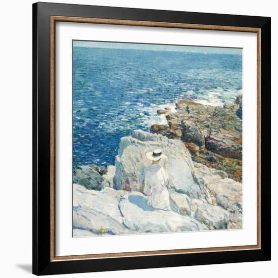 The South Ledges, Appledore, 1913-Childe Hassam-Framed Premium Giclee Print