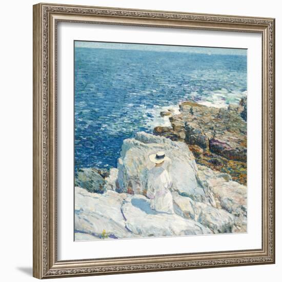 The South Ledges, Appledore, 1913-Childe Hassam-Framed Giclee Print