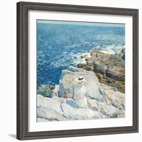 The South Ledges, Appledore, 1913-Childe Hassam-Framed Giclee Print