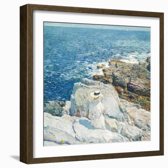 The South Ledges, Appledore, 1913-Childe Hassam-Framed Giclee Print