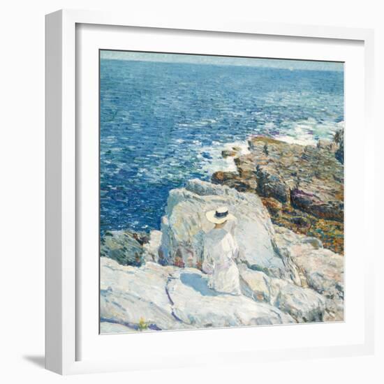 The South Ledges, Appledore, 1913-Childe Hassam-Framed Giclee Print